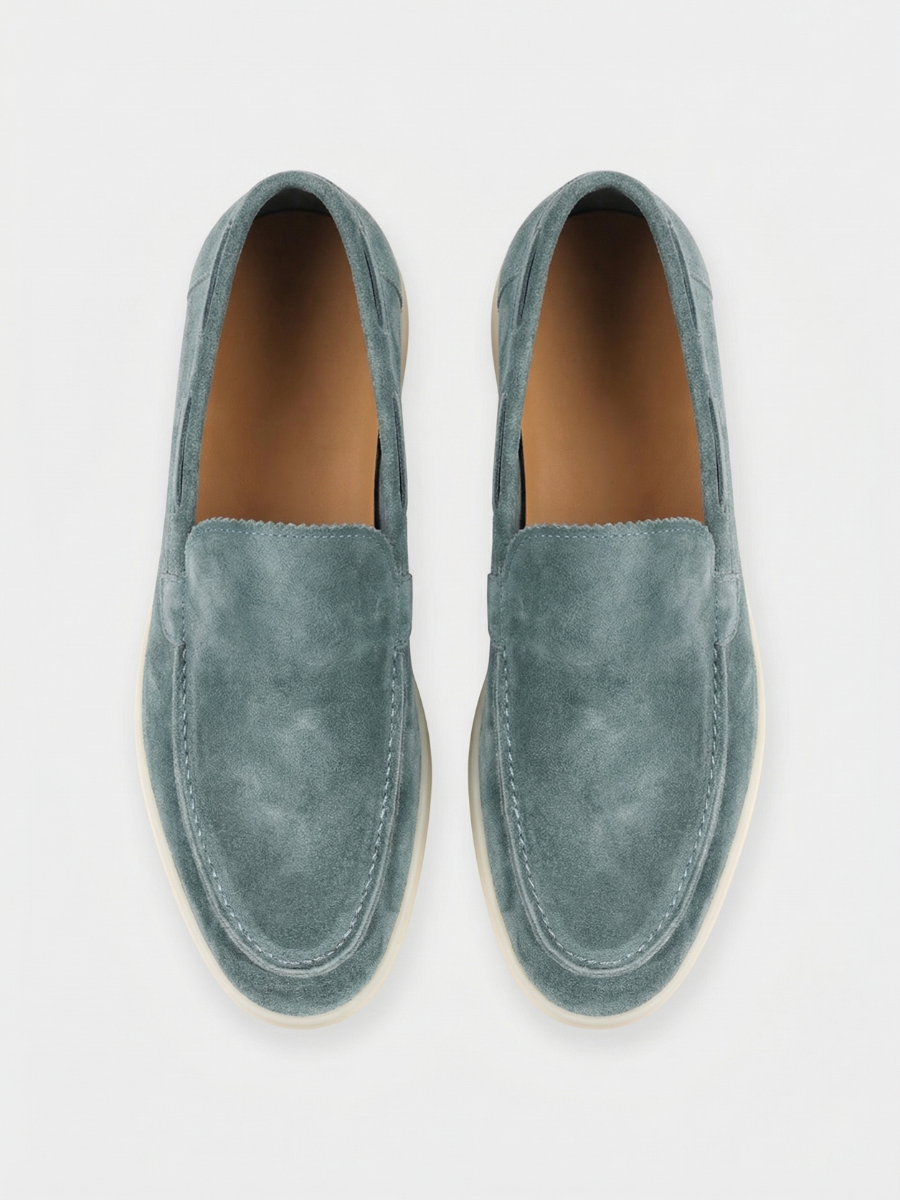 Mocasines Yacht color petróleo