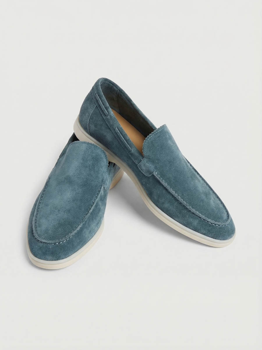 Mocasines Yacht color petróleo