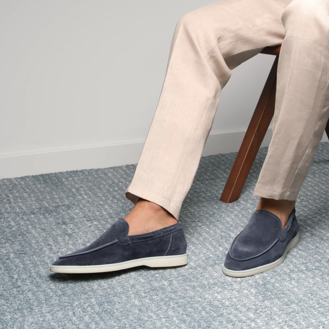 Steel Blue Yacht Loafers