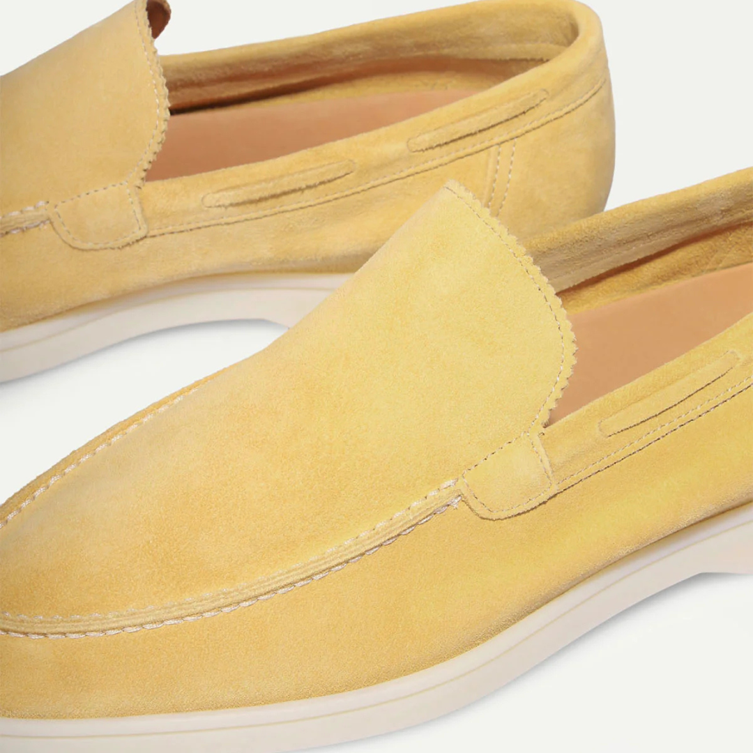 Light Yellow Yacht Loafers