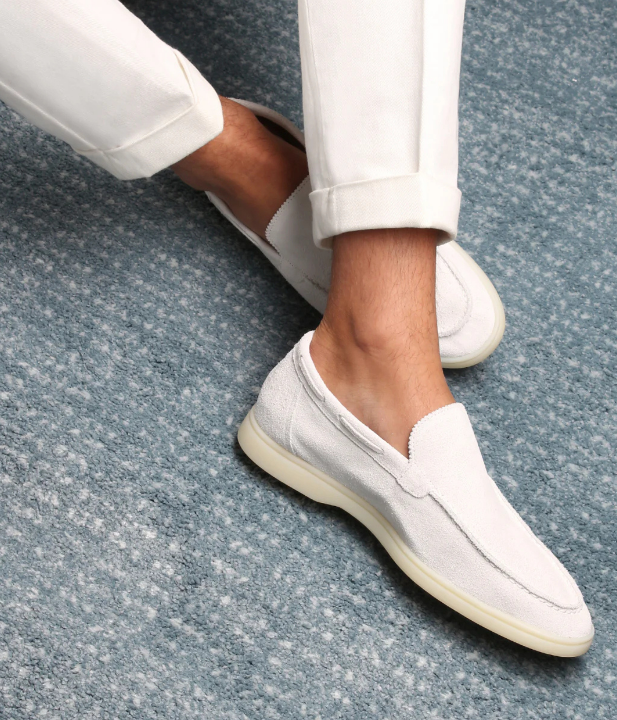 White Yacht Loafers