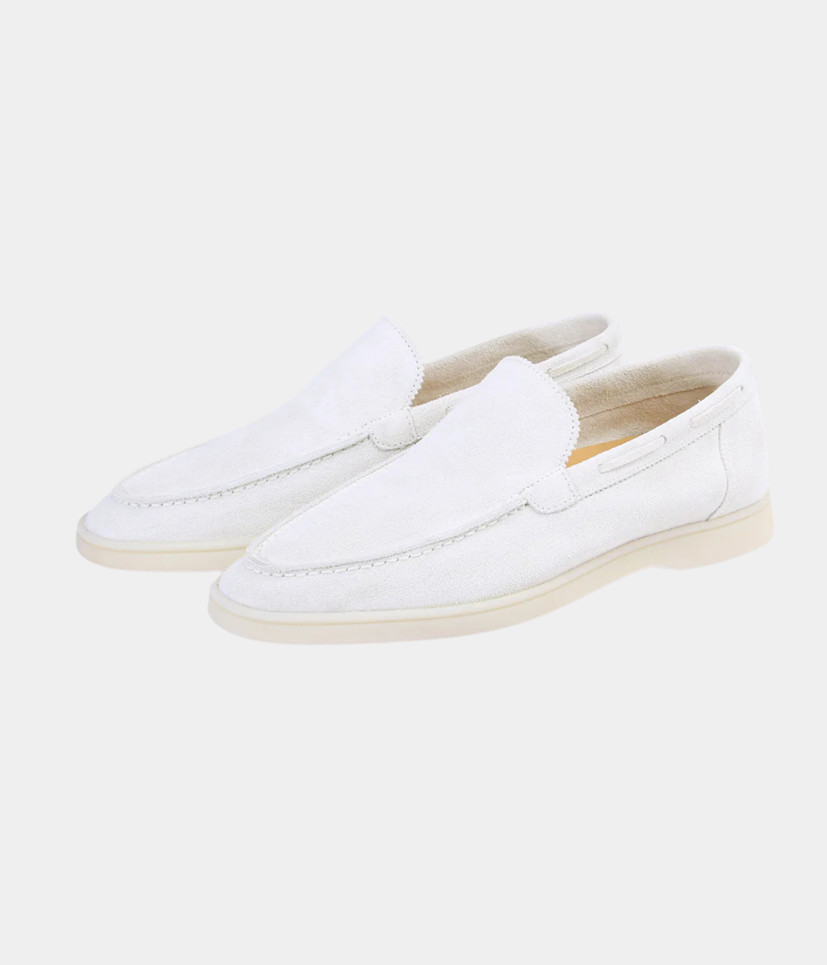 White Green Yacht Loafers
