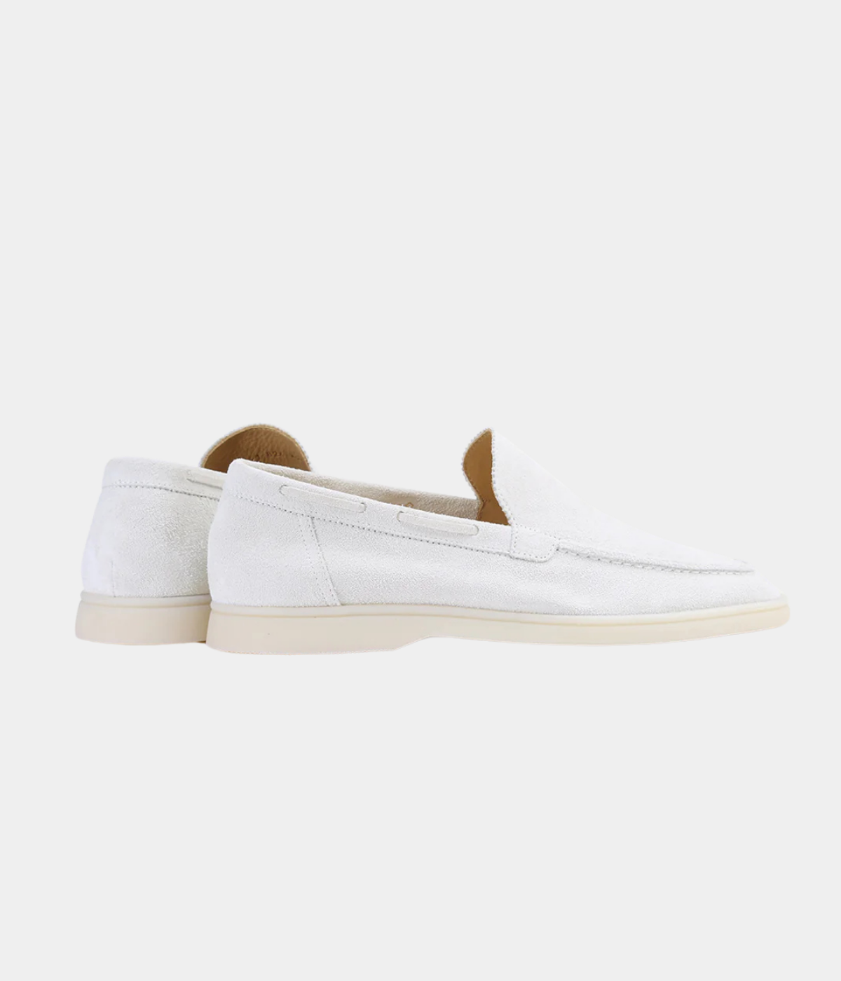 White Green Yacht Loafers