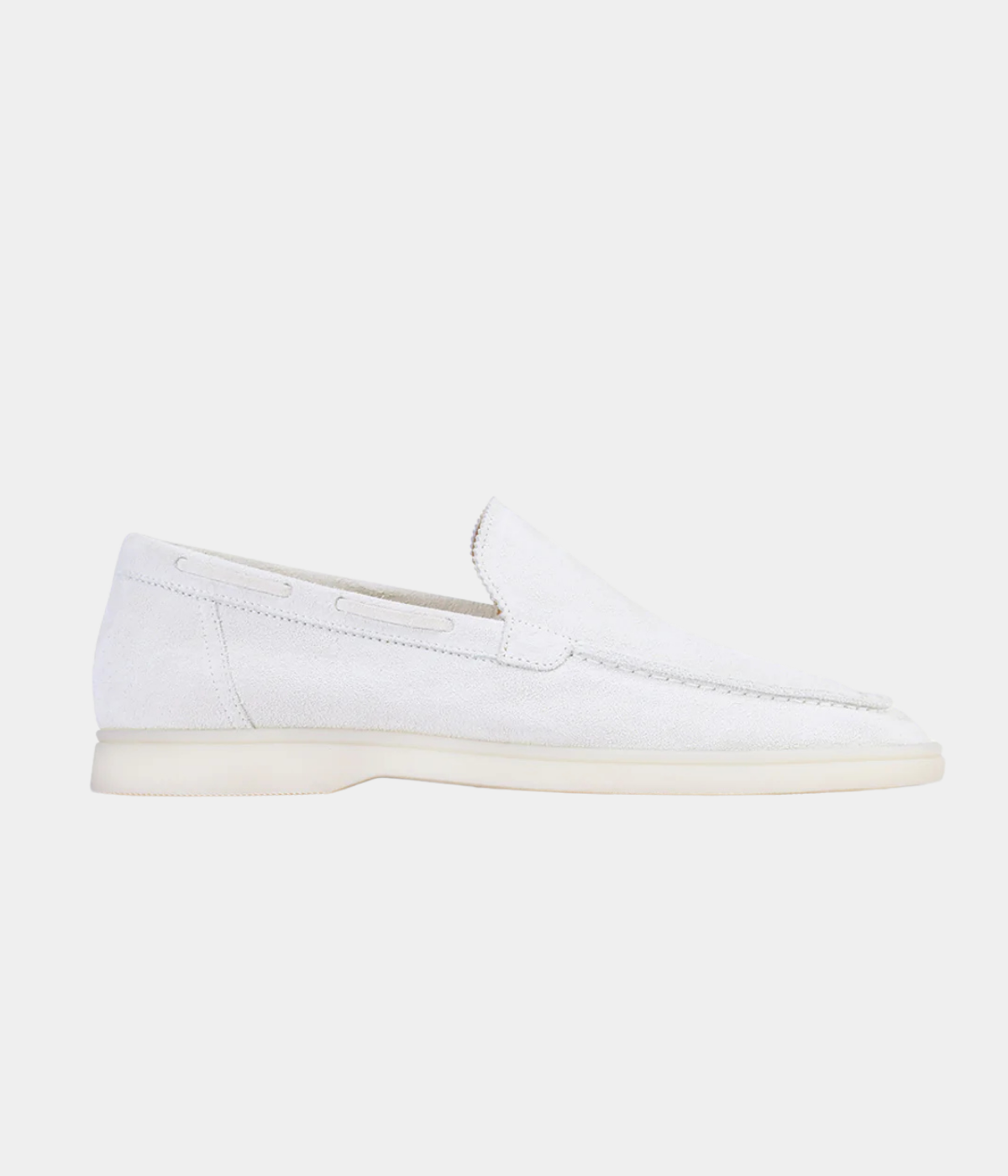 White Green Yacht Loafers