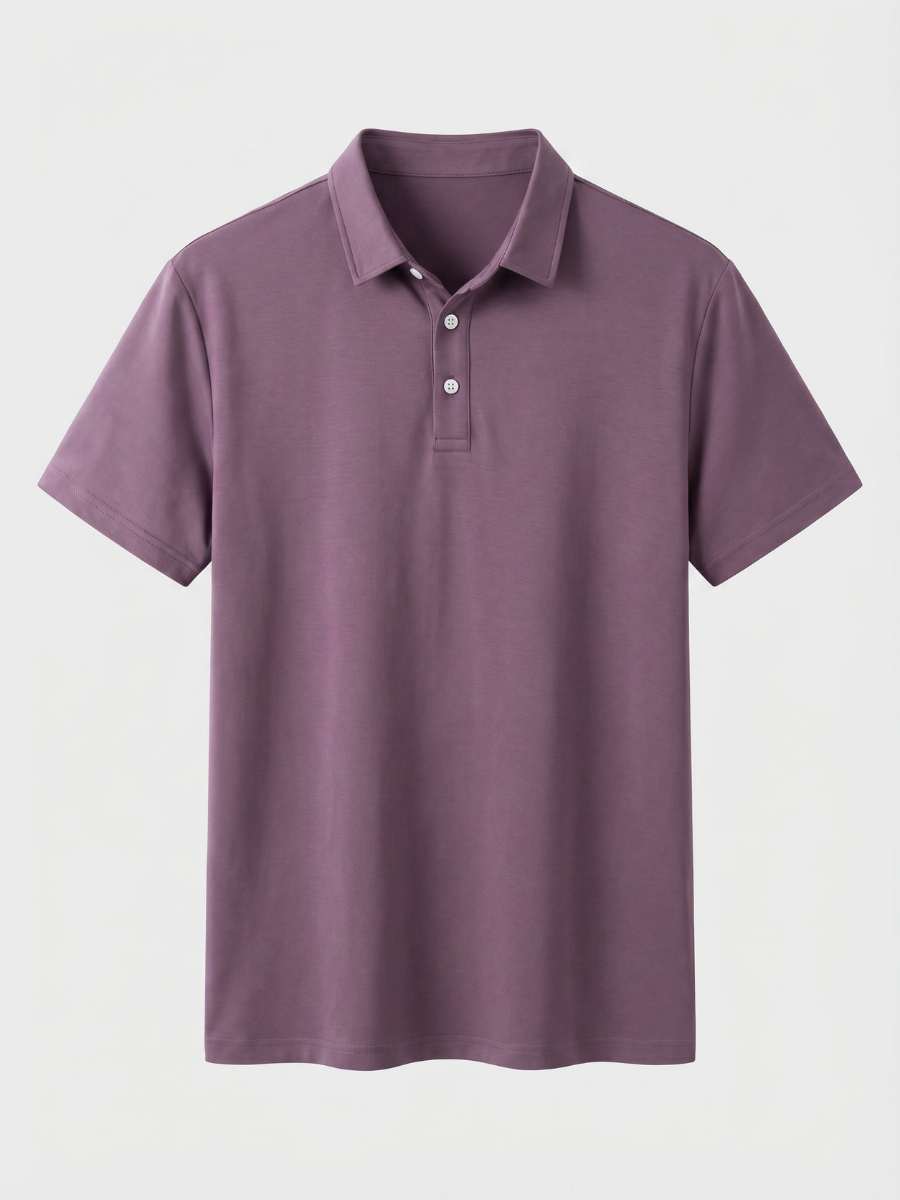 Mauve Cotton Polo