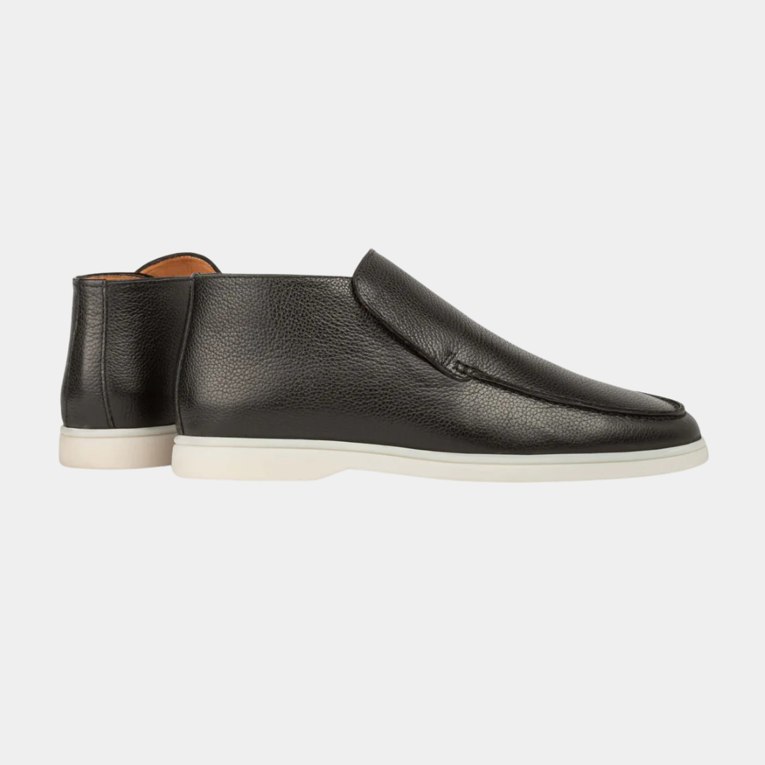 Black Grain City Loafer