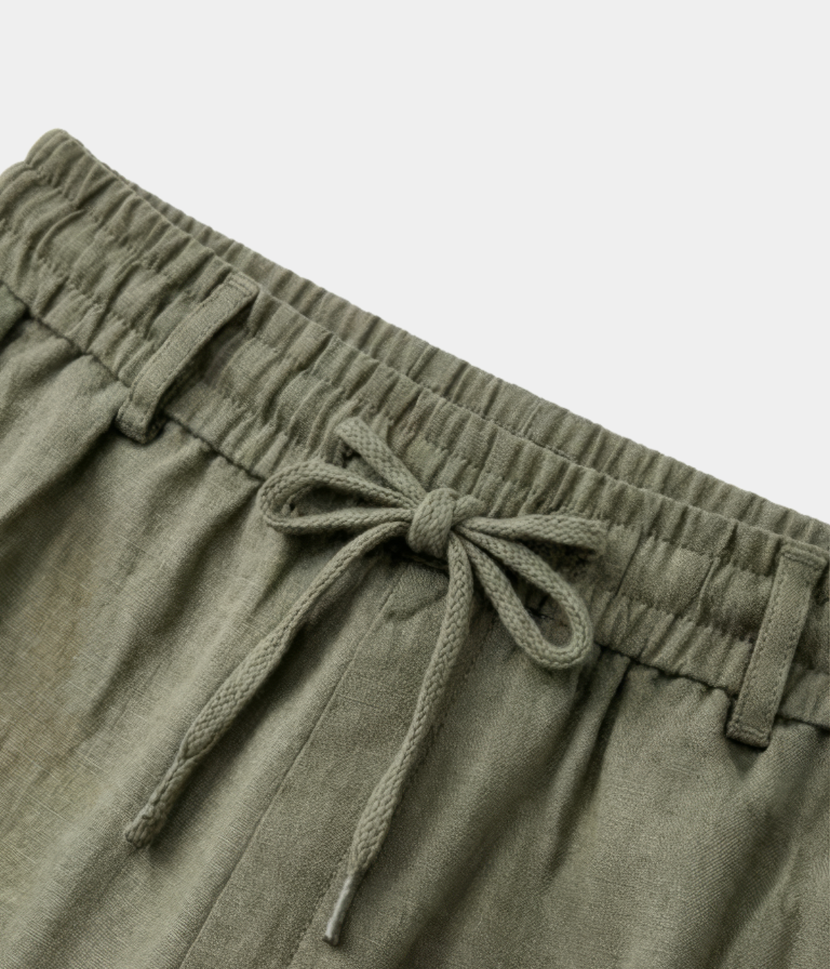Olive Linen Trousers