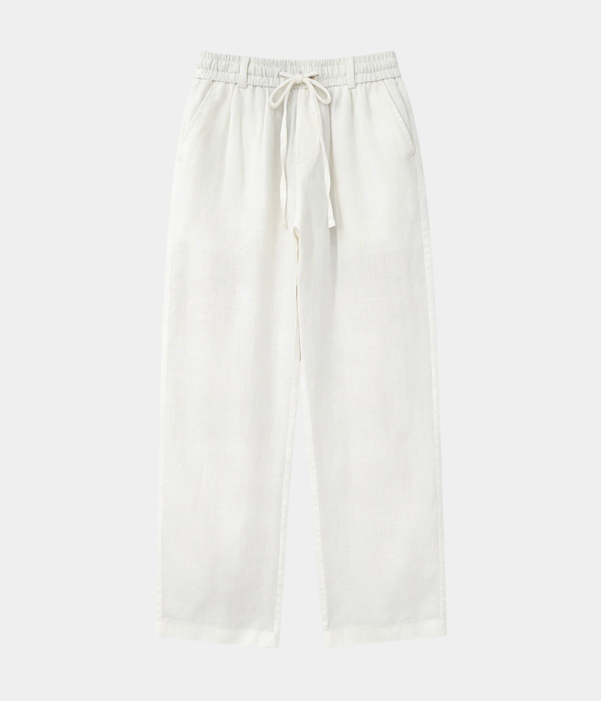 White Linen Trousers