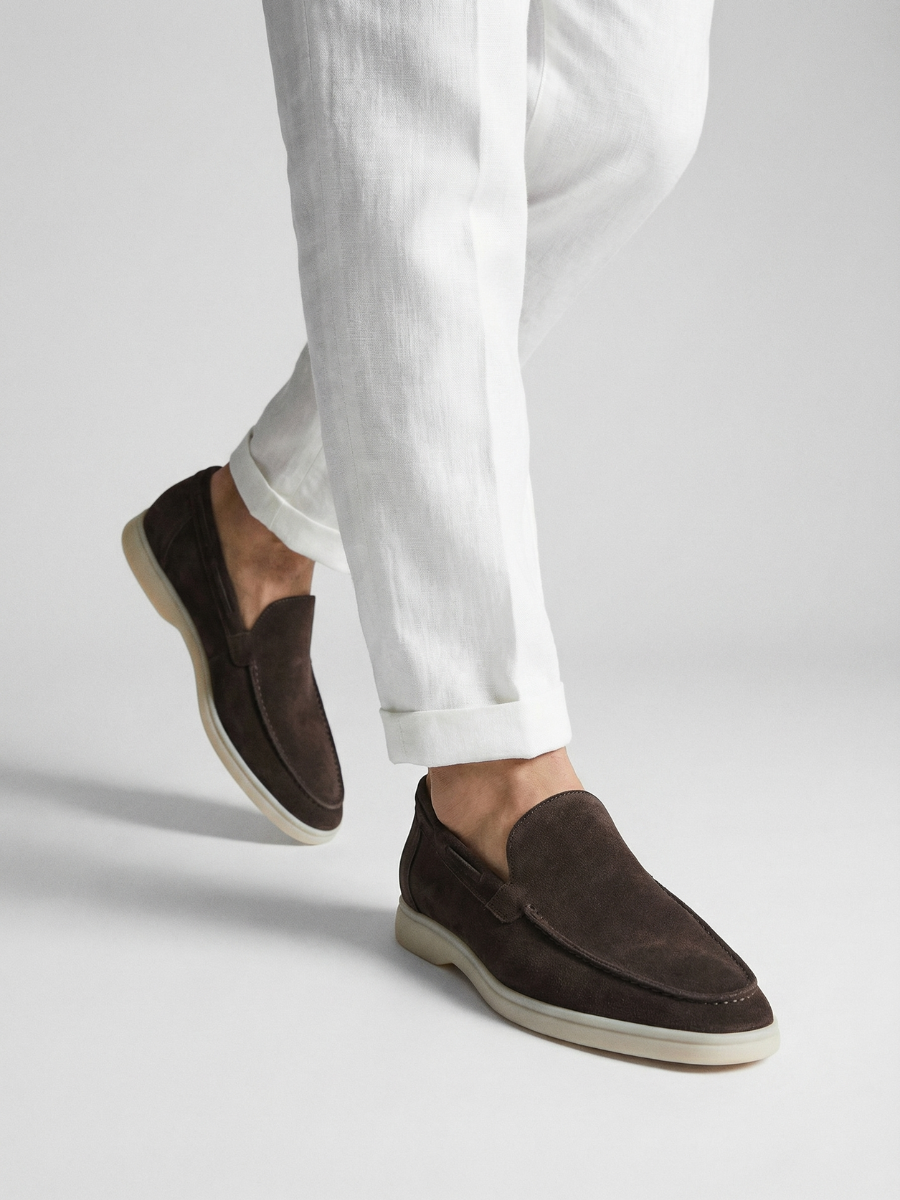 Warm Grey Yacht Loafers