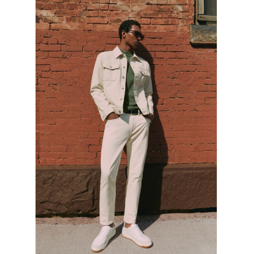 Off White Vintage Jeans