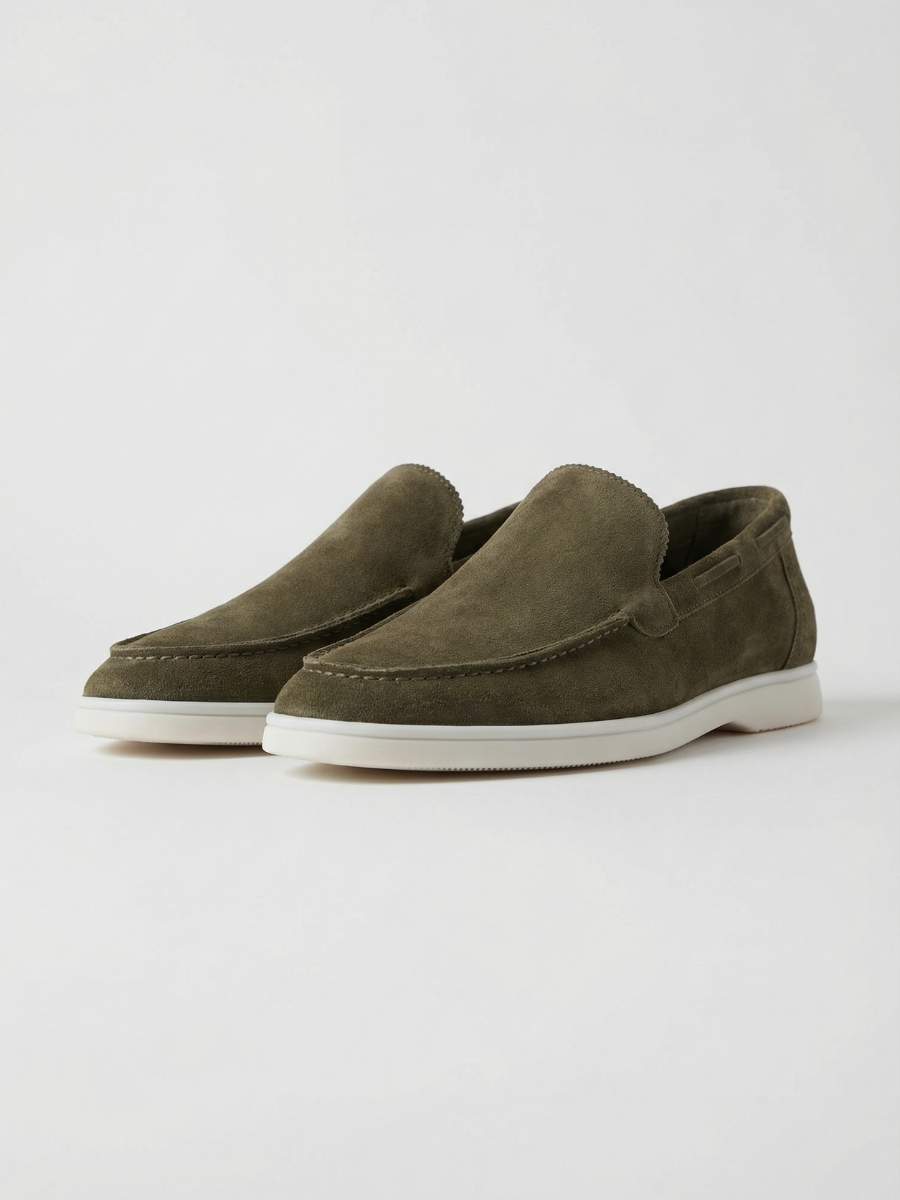 Mocasines Yacht color oliva