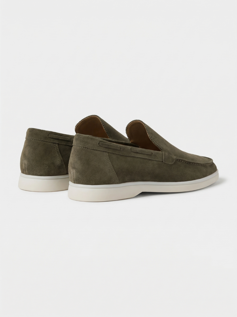 Mocasines Yacht color oliva