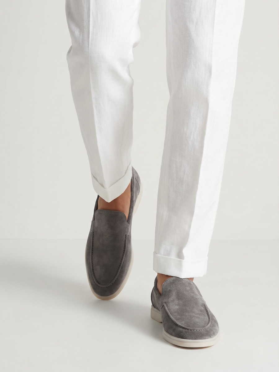 Grijze Yacht Loafers