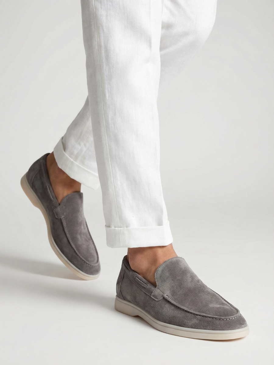 Grijze Yacht Loafers