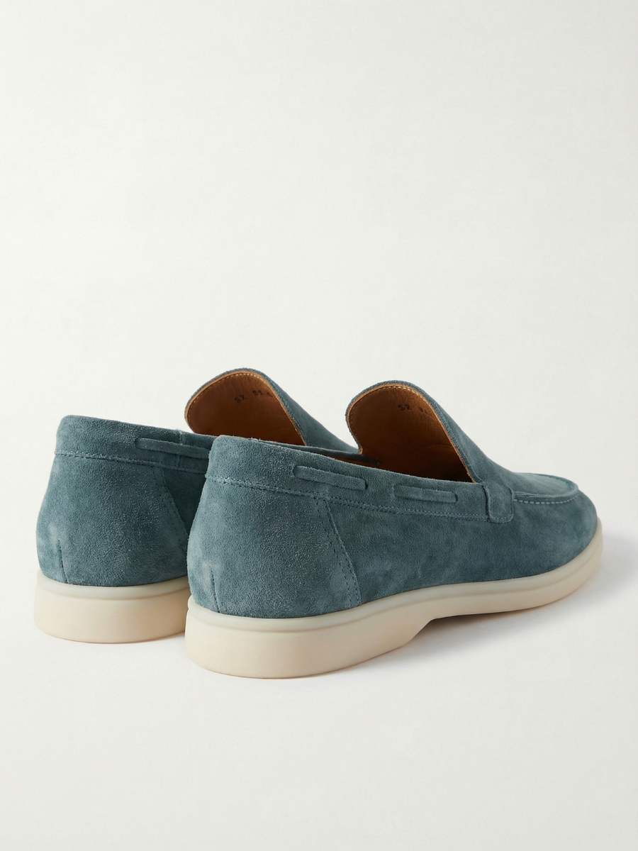 Mocasines Yacht color petróleo