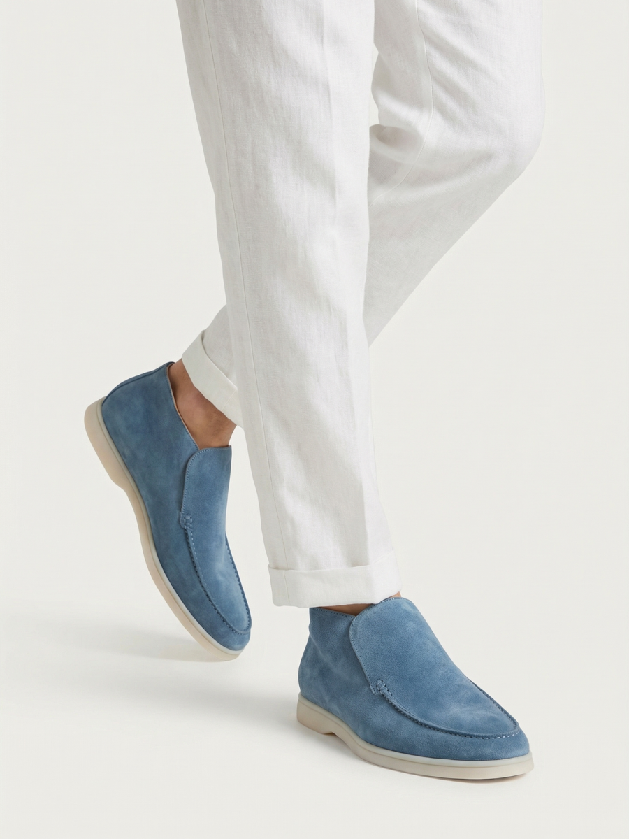 Saffierblauwe Stad Loafer