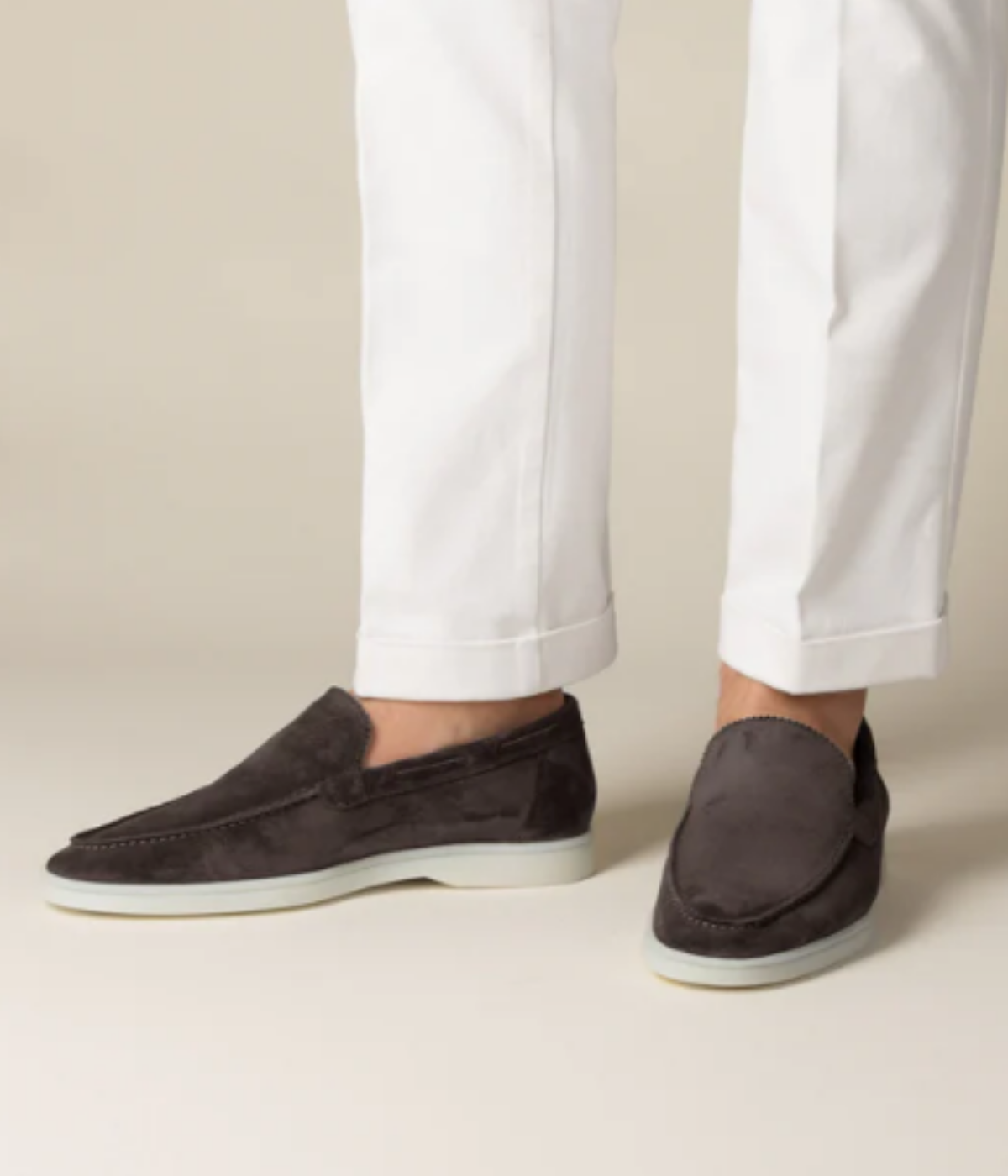 Warm Grey Yacht Loafers