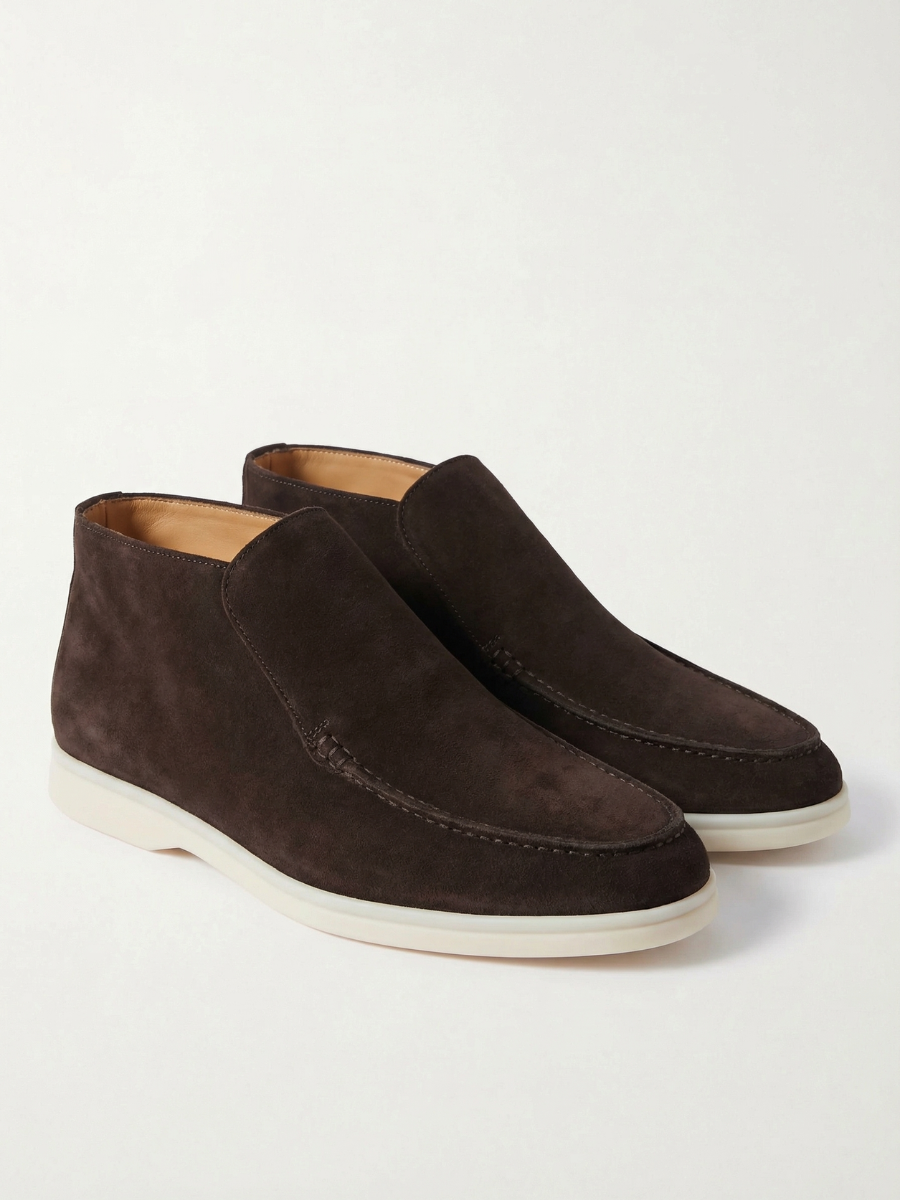 Mocasín urbano gris cálido