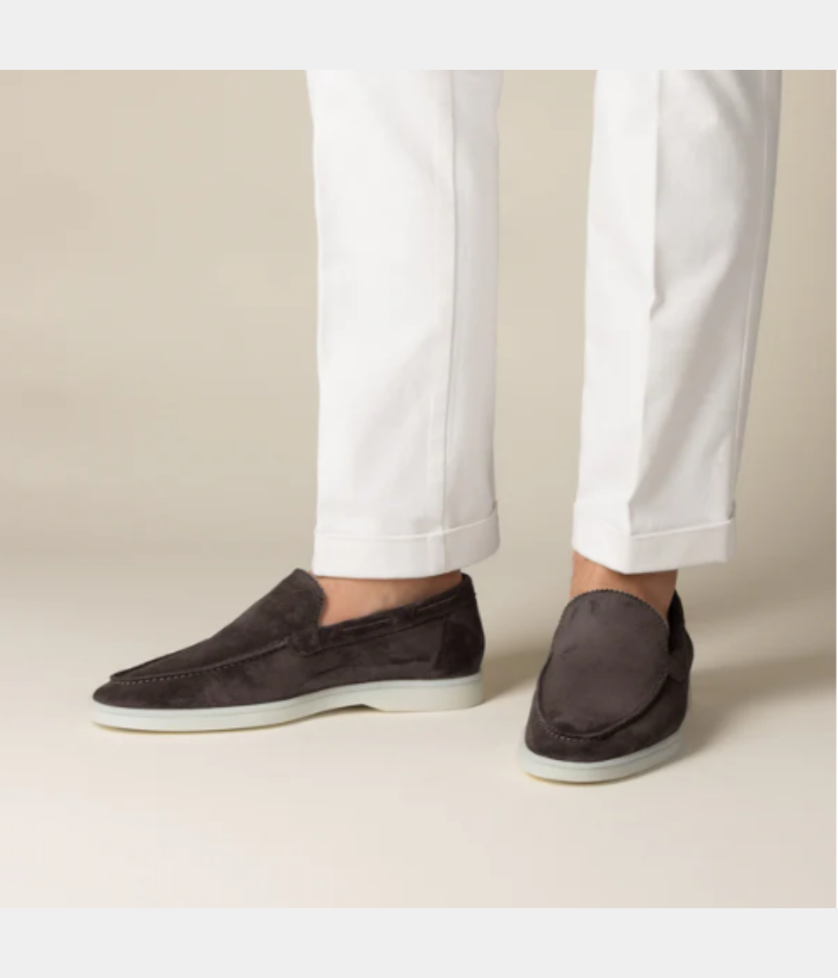 Warm Grey Yacht Loafers
