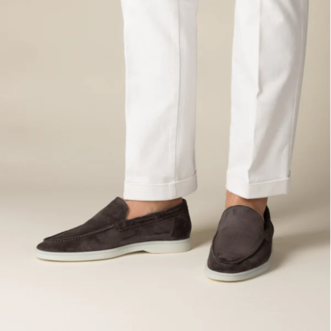 Warm Grey Yacht Loafers