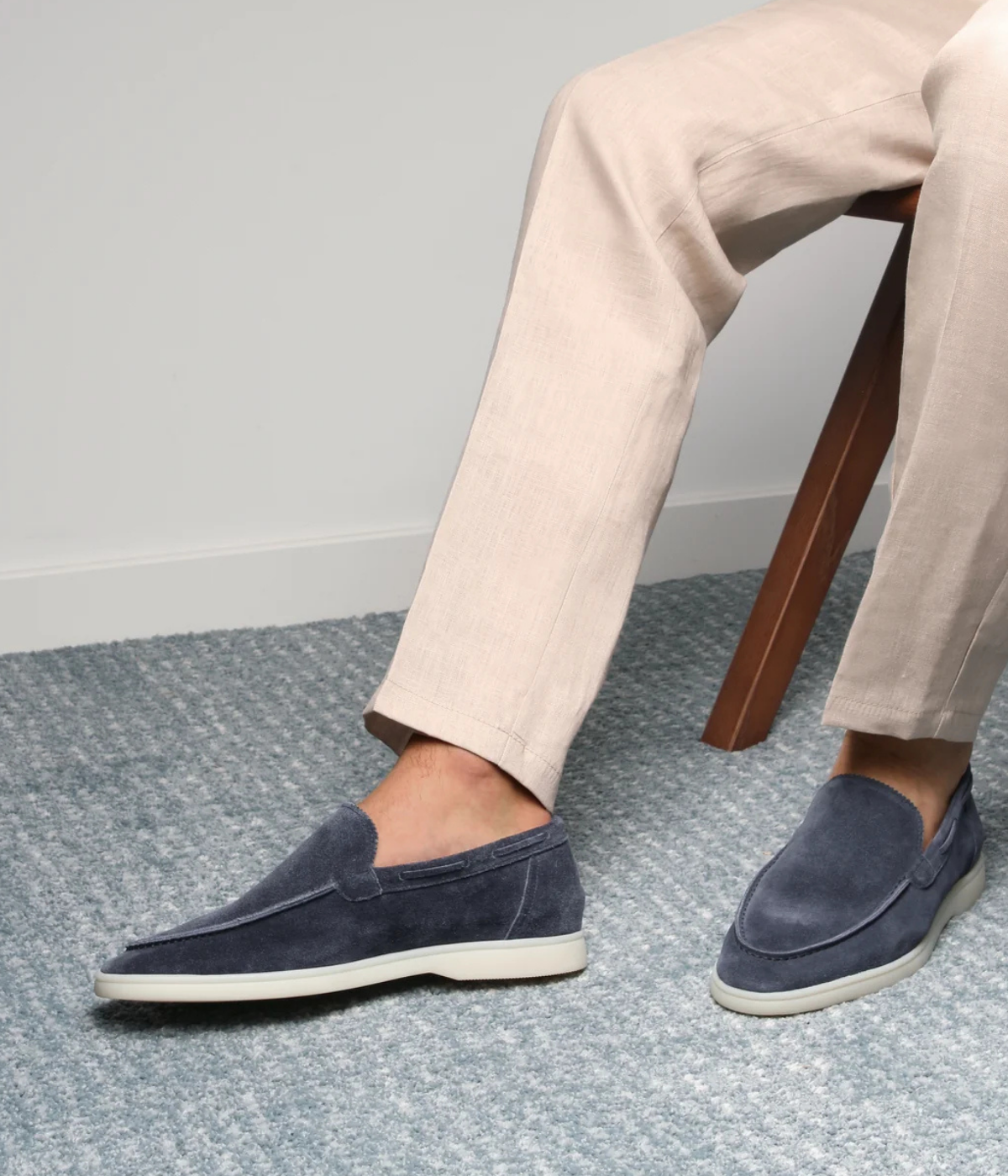 Steel Blue Yacht Loafers