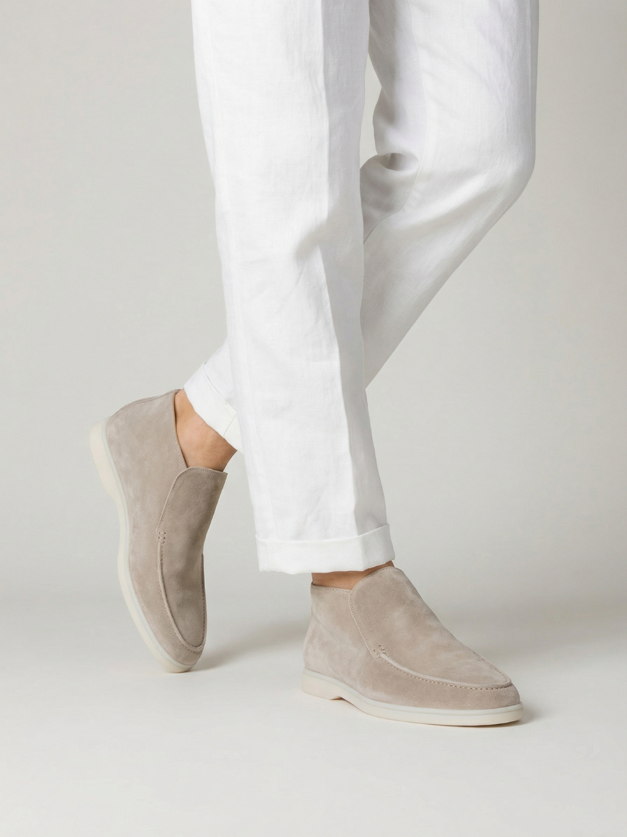 Lichtgrijze Stad Loafer