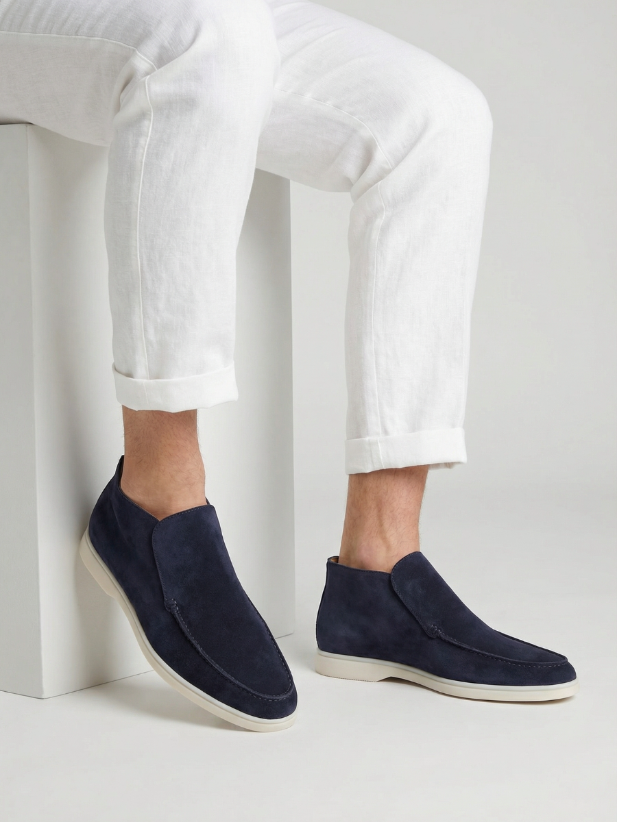 Mocasín City azul marino