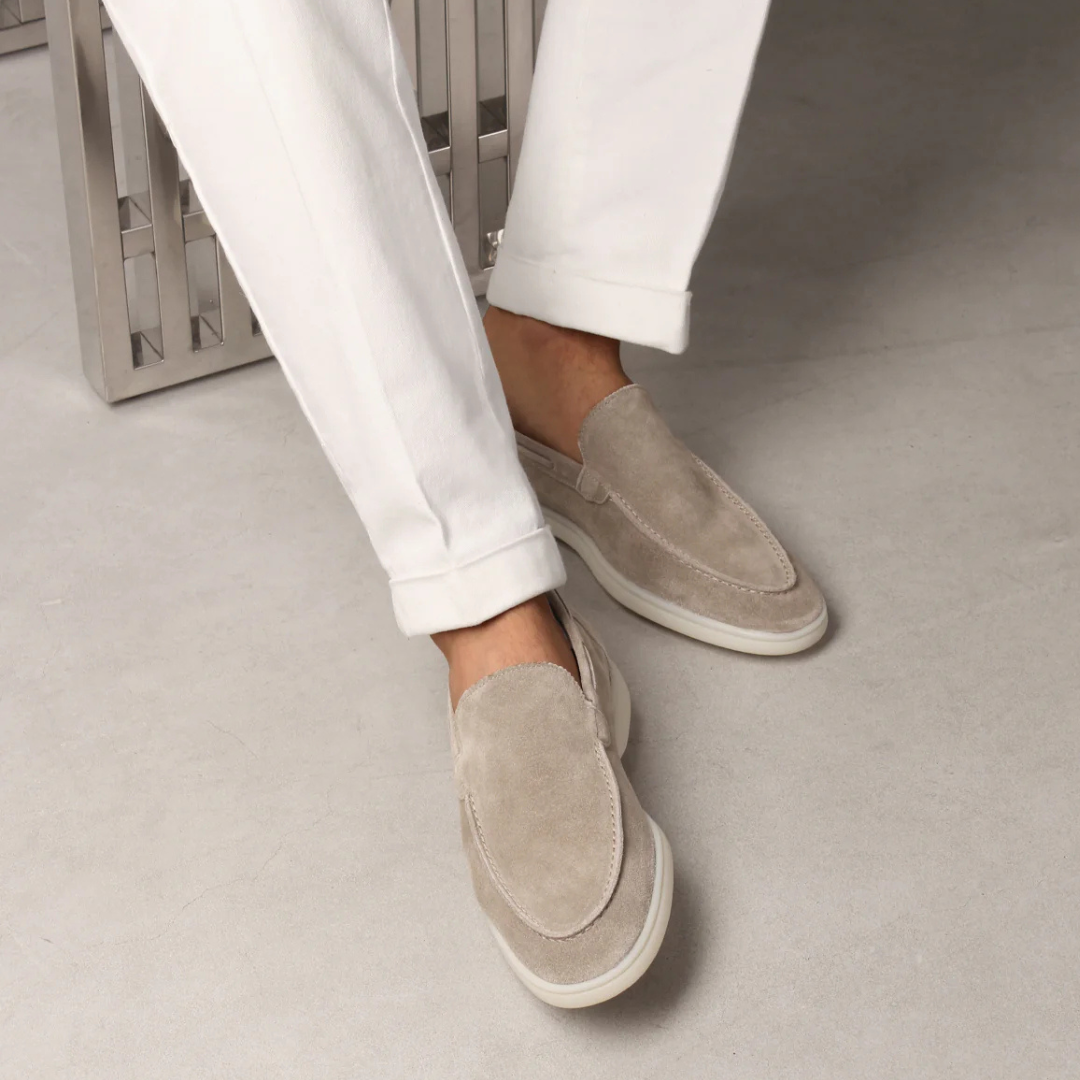 Light Grey Yacht Loafers