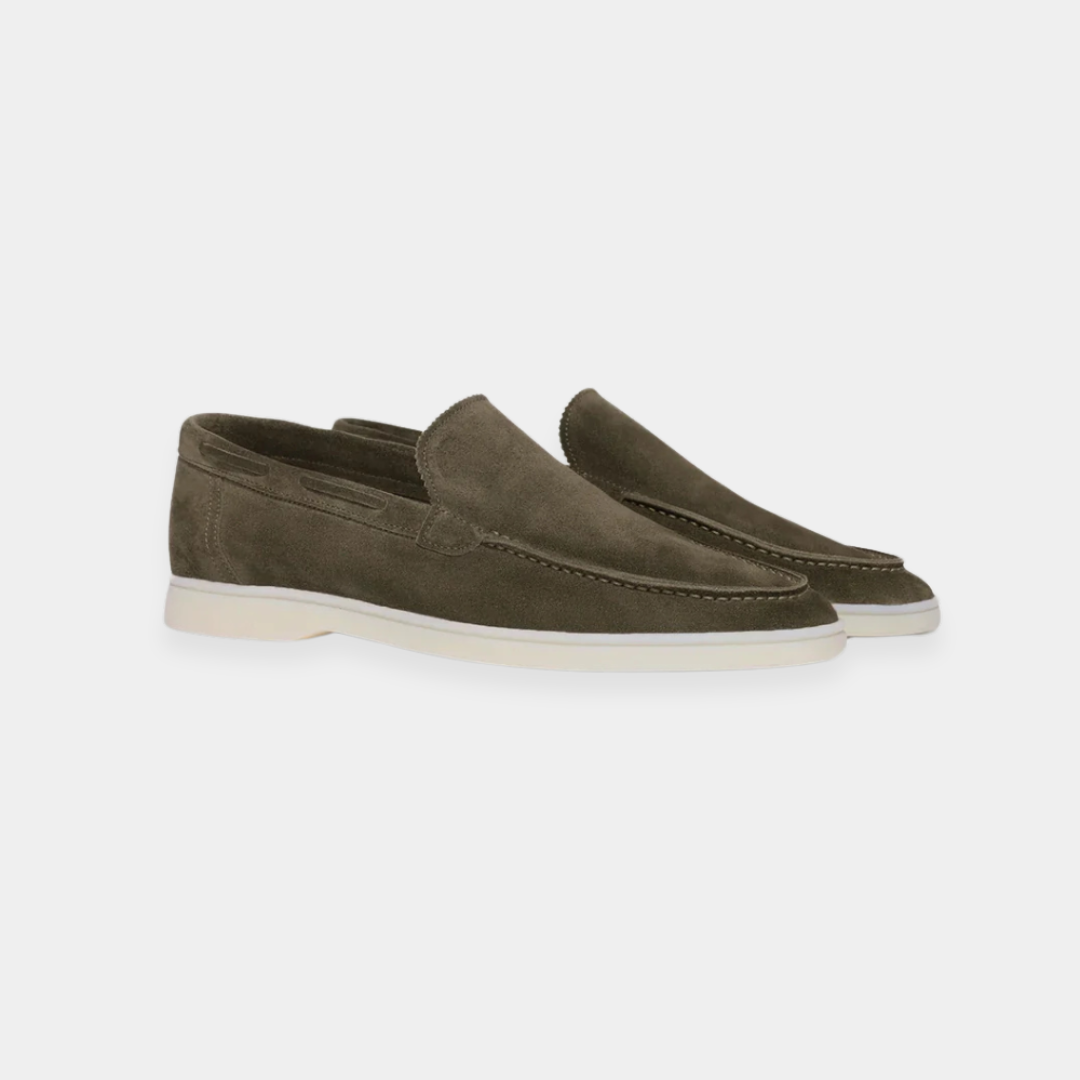 Olive Yacht Loafers