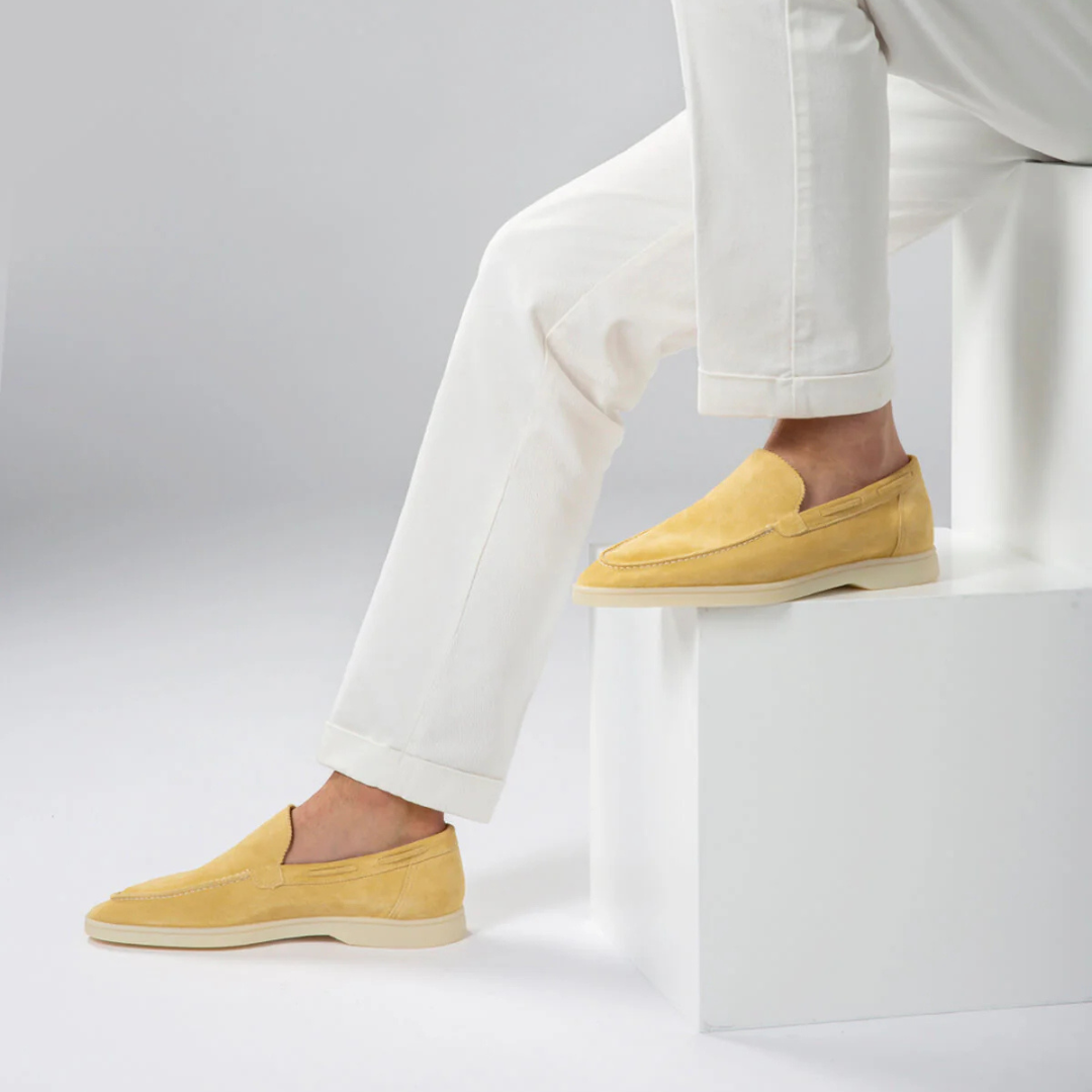 Light Yellow Yacht Loafers