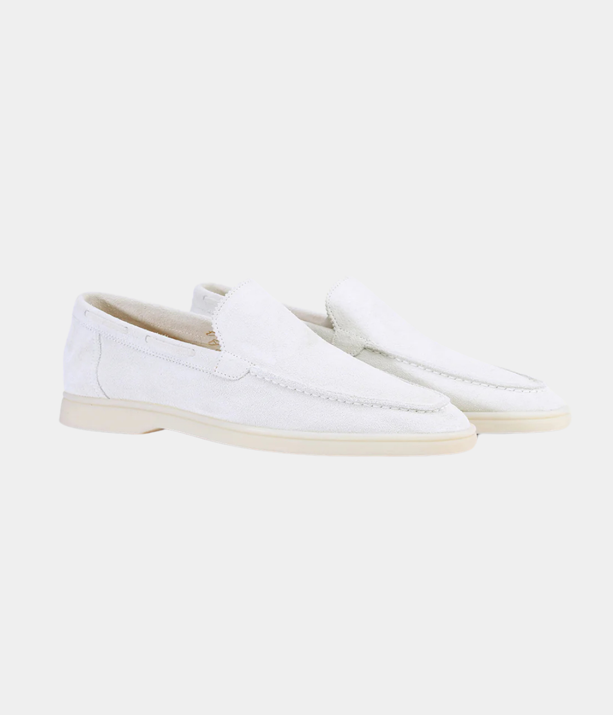 White Green Yacht Loafers