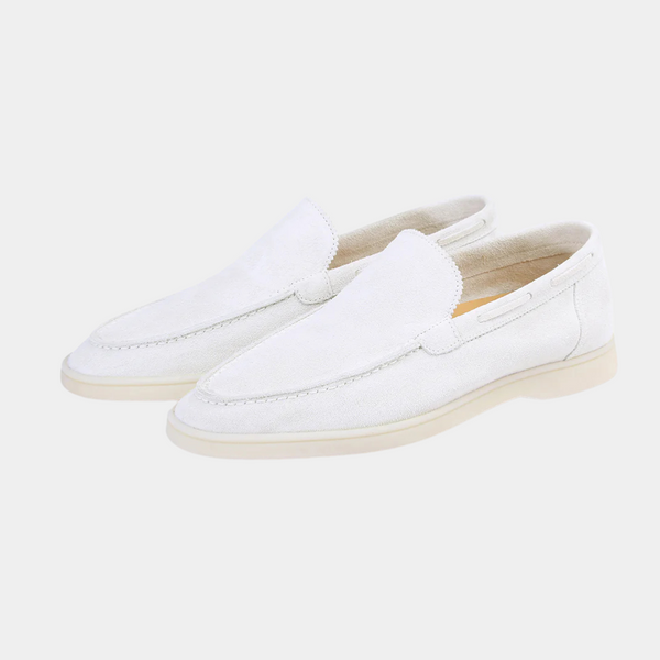 White Yacht Loafers