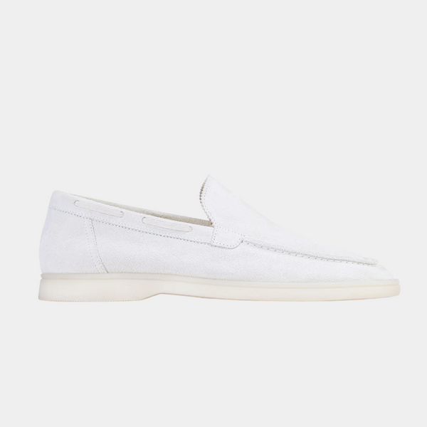 White Yacht Loafers
