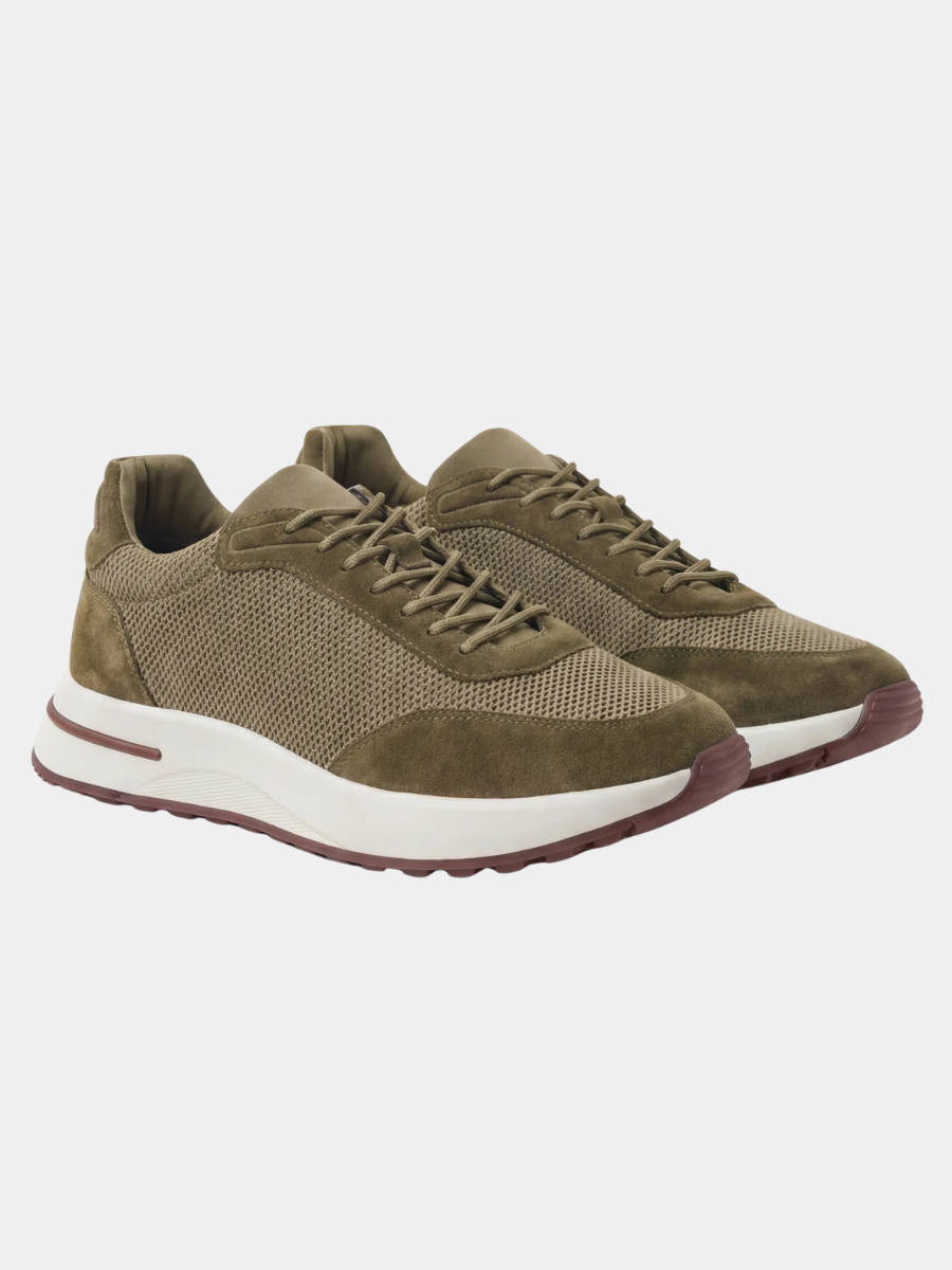 Olijfgroene Amalfi Trainer