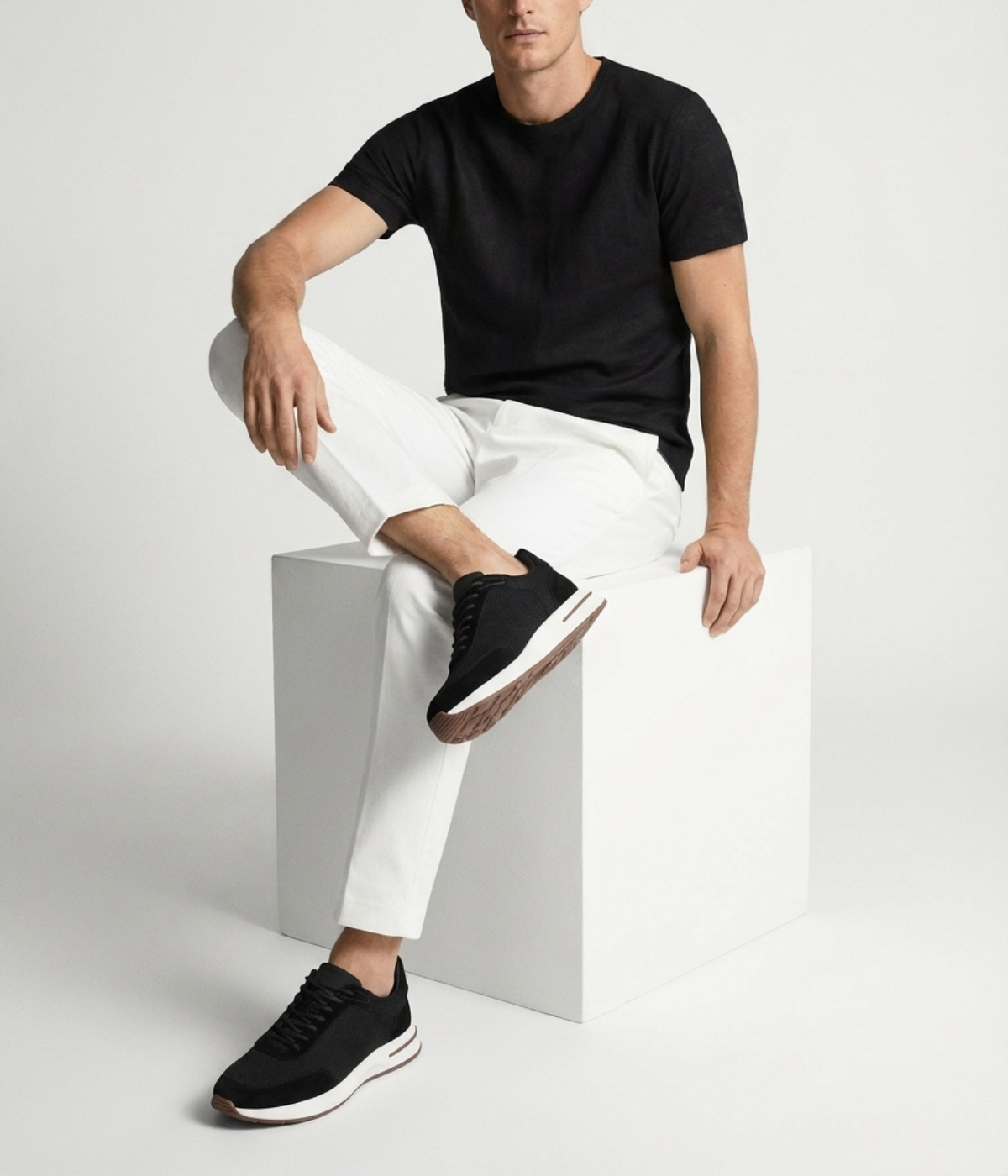 Black Amalfi Trainer