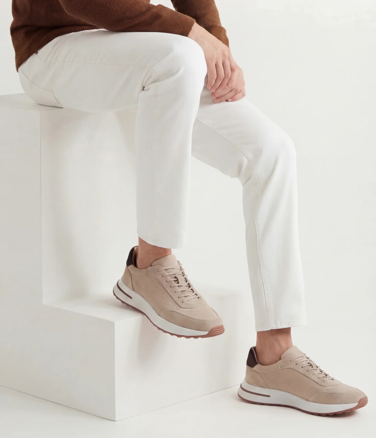 Beige Ravello Trainer