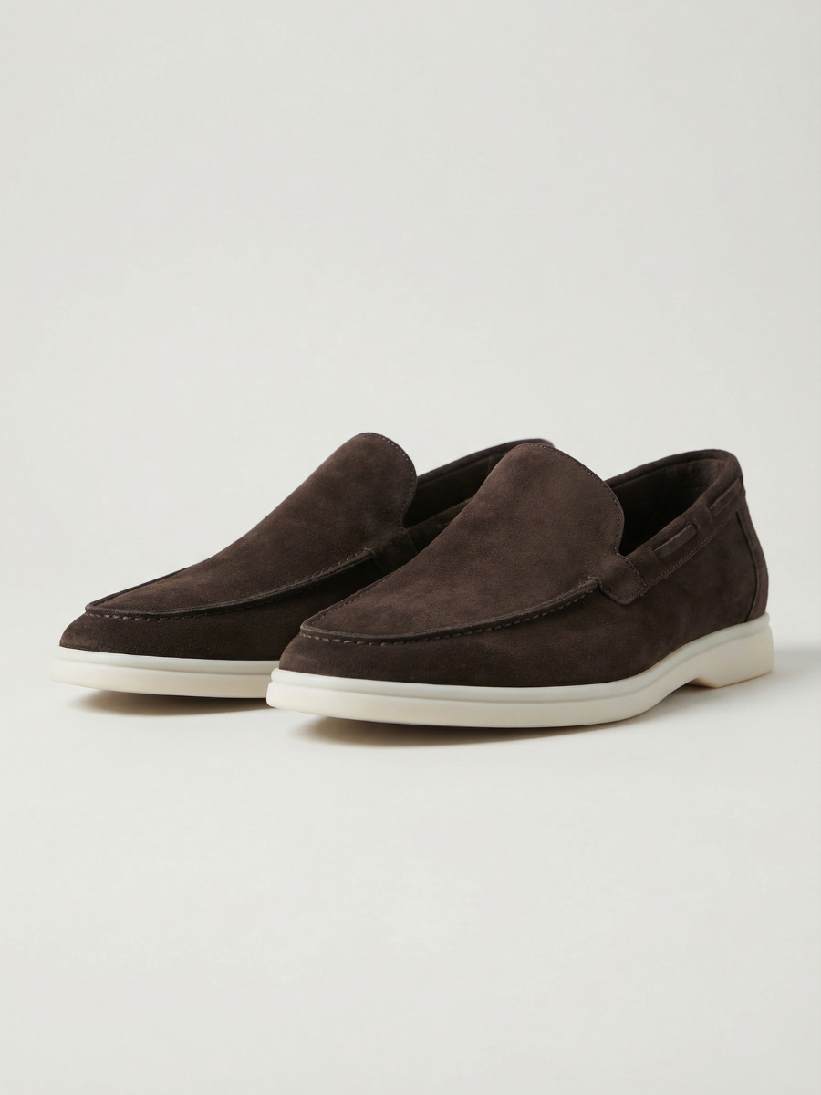 Warm Grey Yacht Loafers