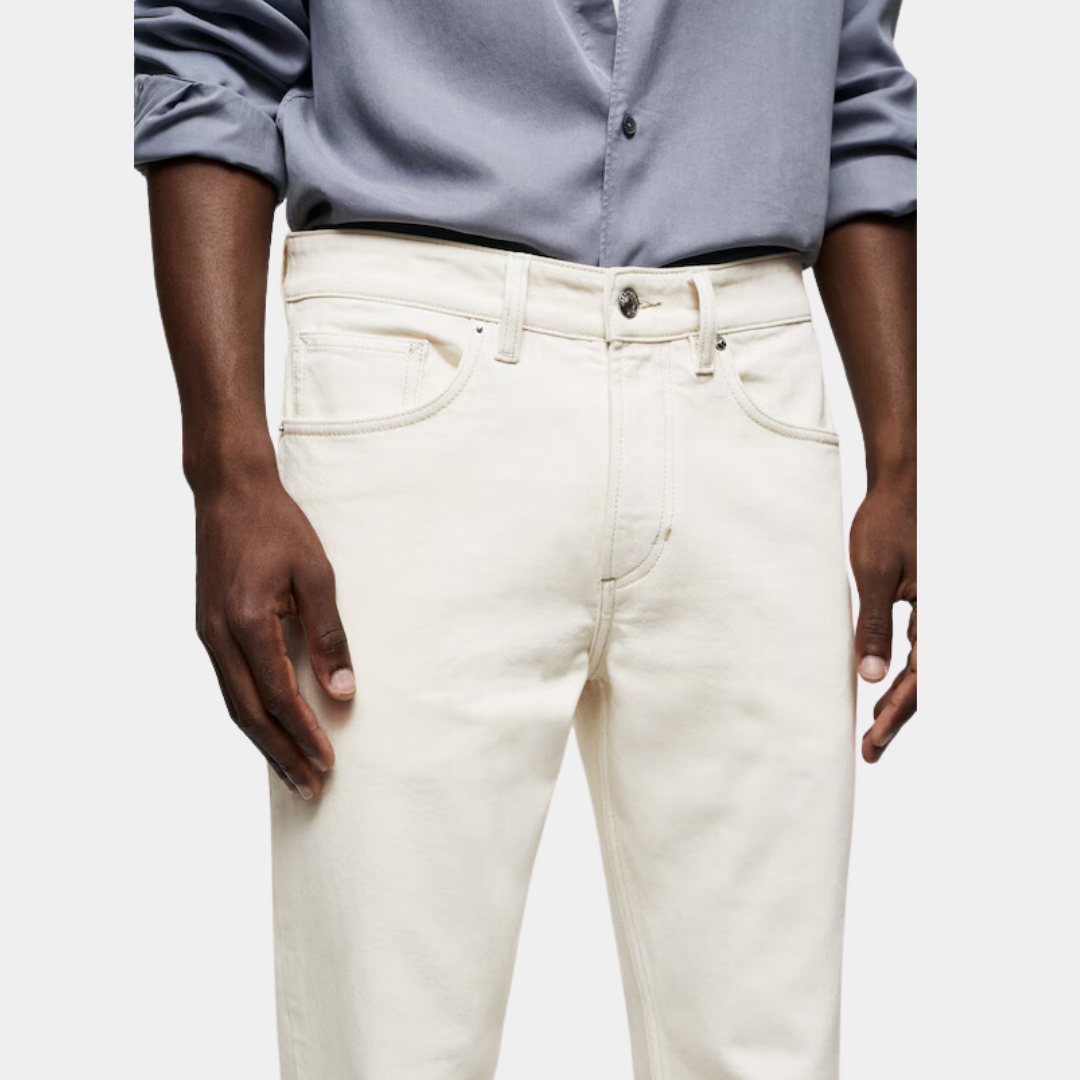 Off White Vintage Jeans