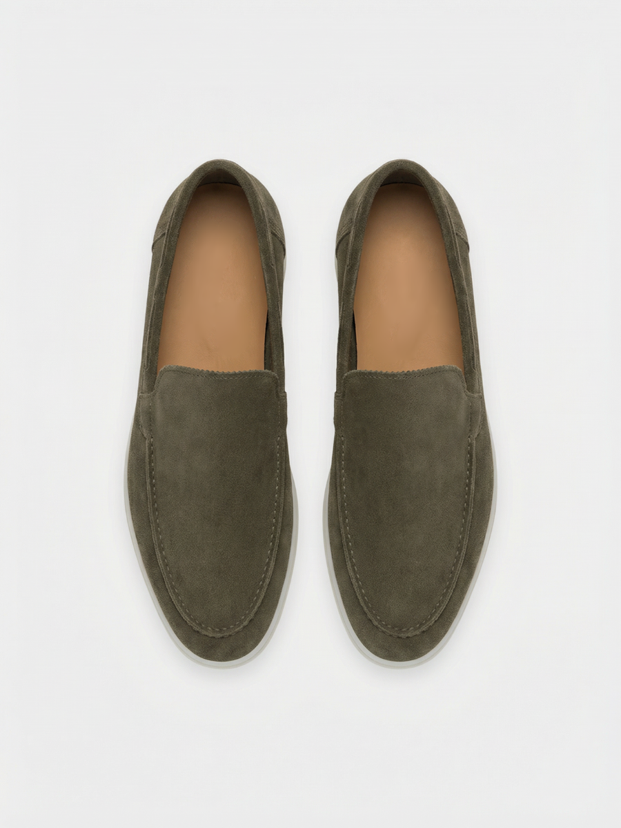 Mocasines Yacht color oliva