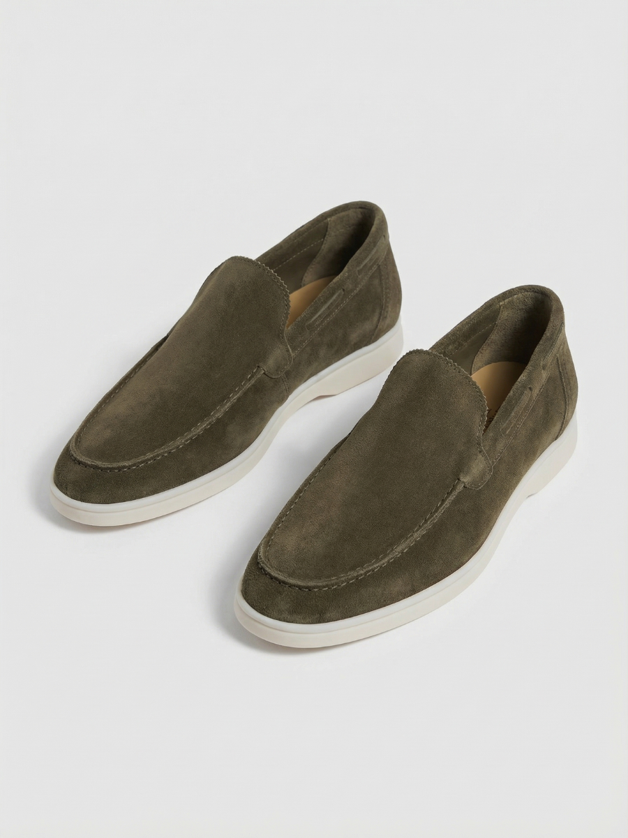 Mocasines Yacht color oliva