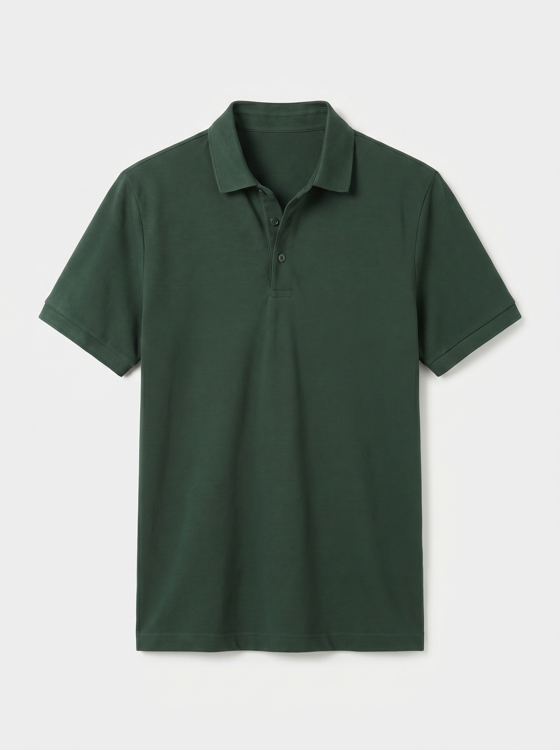 Forest Green Cotton Polo